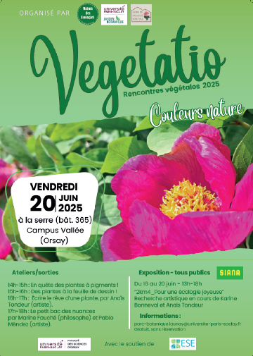 VEGETATIO 20 juin 2025: les couleurs végétales entre art, sciences et philosophie VEGETATIO 20 juin 2025: les couleurs végétales entre art, sciences et philosophie