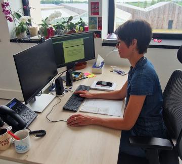 Elle travaille à l'IDEEV : Mélisande Blein-Nicolas, ingénieure de recherche à GQE