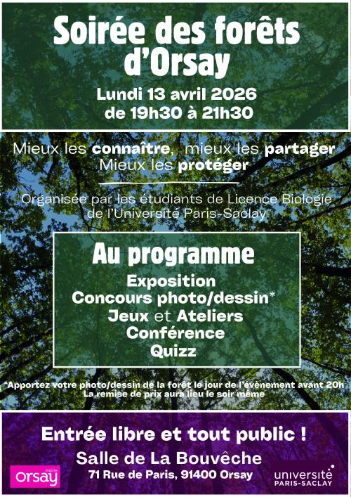 Les forêts à Orsay