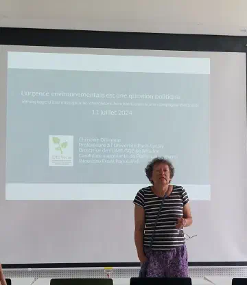 L'urgence environnementale : une question politique. Témoignage d'une enseignante-chercheure bombardée dans une campagne électorale
