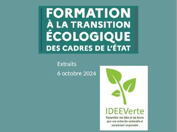 La formation des fonctionnaires à la Biodiversité