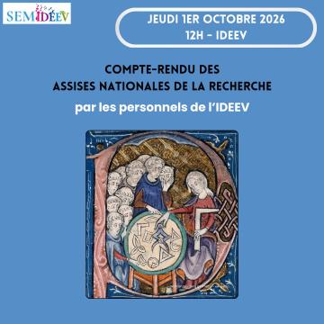 Compte-rendu des Assises Nationales de la Recherche